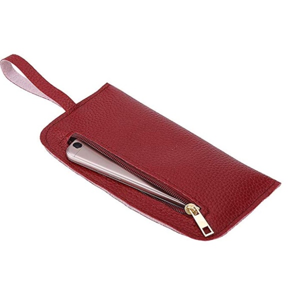 1 LEFT!! Wine Pebbled Leather Total Travel Set - Picture 4 of 8